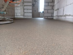 Стяжка пола пример работы 2